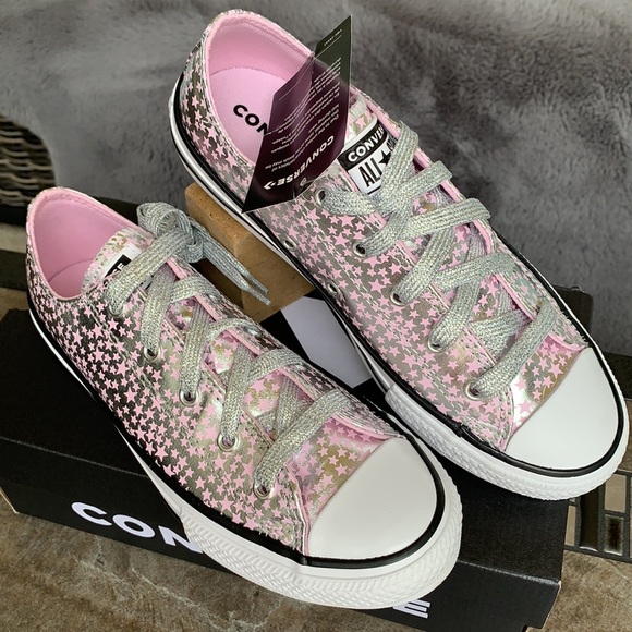 CONVERSE CTAS OX PINK GLAZE/SILVER WHITE WMNS - Picture 9 of 15